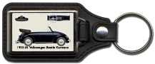 VW Beetle Karmann Cabriolet 1953-55 Keyring 2